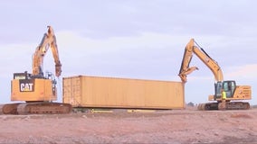 Arizona’s shipping container wall on border is coming down
