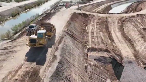 Miles of San Carlos Reservoir being paved to prevent 'terrible losses through seepage'