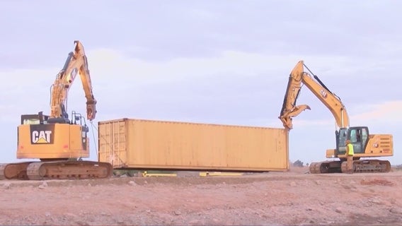 Arizona’s shipping container wall on border is coming down