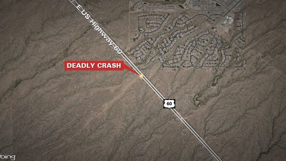 2 killed on US-60 in rollover crash near Gold Canyon, DPS says
