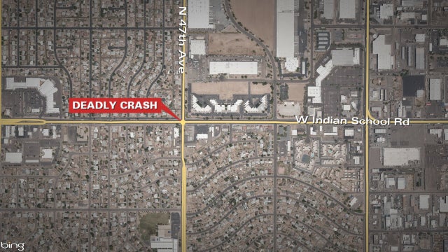 Woman trapped inside car after Phoenix crash found dead, police say