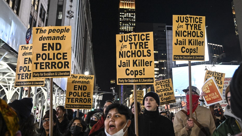 Police violence protest in New York