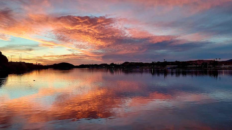 The sun's setting on the holiday weekend. Hope you had fun and stayed dry in the past couple of days! Thanks Joe Sena for sharing!