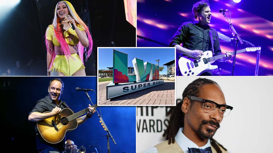 super bowl 57 artists GETTY