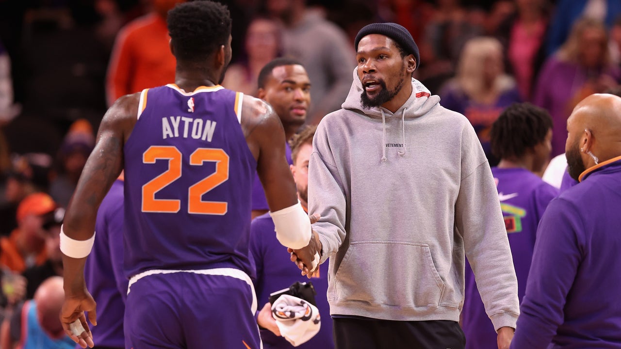 Phoenix Suns Devin Booker Kevin Durant Deandre Ayton and Chris