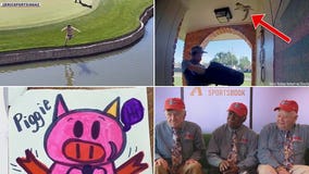 Chaos at Phoenix Open, a child's 'inappropriate' pig drawing: This week's offbeat, heartwarming headlines