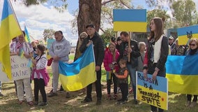 March to support Ukraine war efforts hits the streets of Phoenix: 'I am safe'