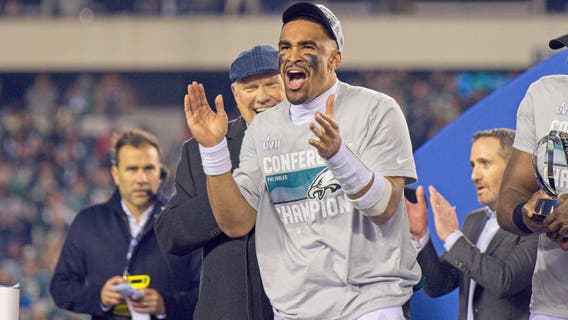 Eagles' Super Bowl-bound Hurts still trying to quiet haters