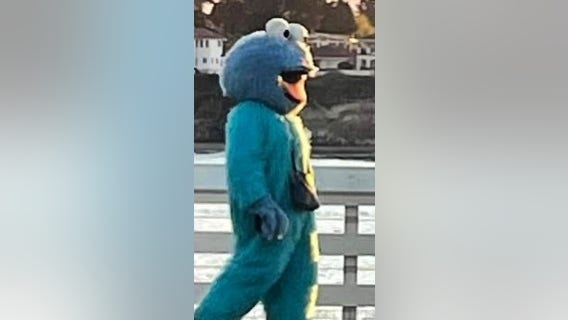 'Do not engage': Man dressed as Cookie Monster in Santa Cruz raising concerns