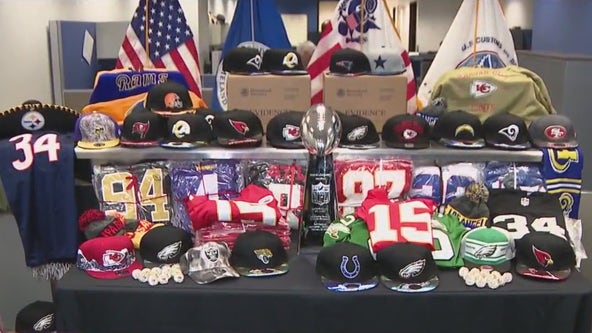 Super Bowl LVII: Officials say people should be on the lookout for fake NFL gear