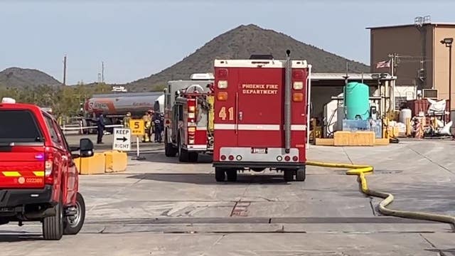 Phoenix firefighters stop major fuel leak at CEMEX facility