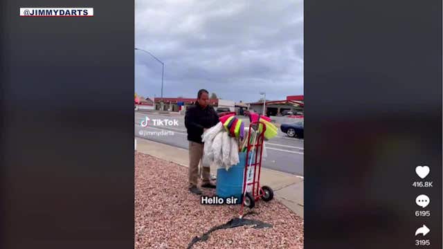 Arizona man selling brooms surprised by TikToker after string of counterfeit buyers