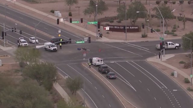 Motorcyclist killed in crash near Phoenix-Mesa Gateway Airport