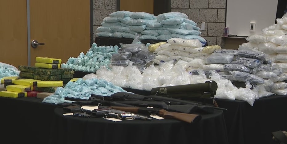 Over 4.5M fentanyl pills, 3K pounds of meth seized in Phoenix area