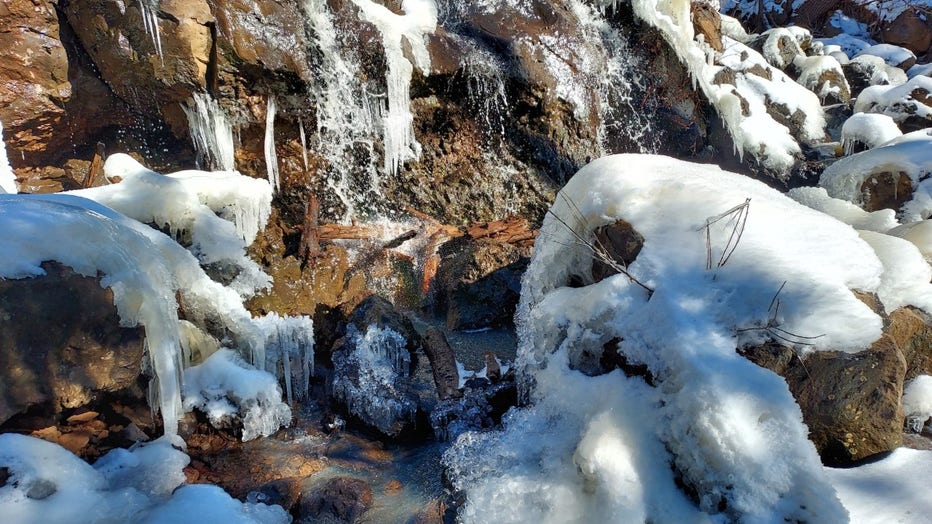 Frozen waterfall? Yes, you can find that in Arizona! Thanks Cynthia McCulley for sharing!
