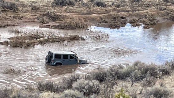 Woman found dead in Navajo County after car was swept away in floodwater