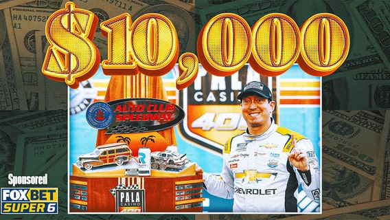 FOX Bet Super 6 player wins Clint Bowyer's $10K in Fontana NASCAR contest