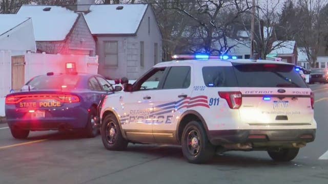 Barricaded gunman arrested after shooting 2 state police troopers on Detroit's west side