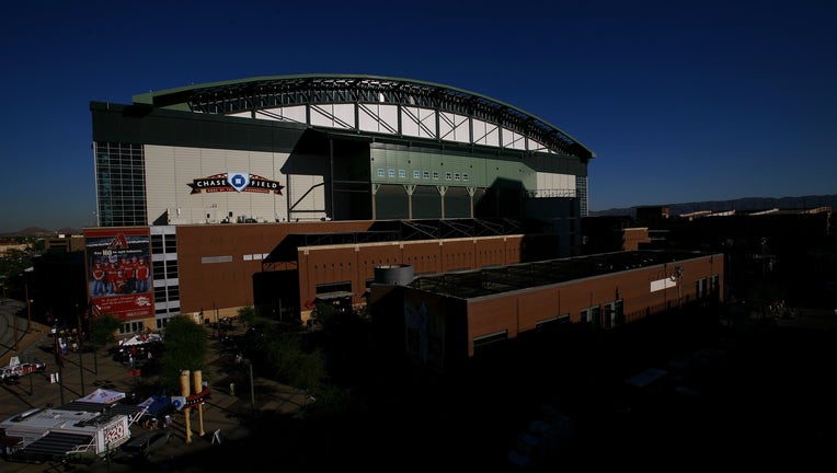 A general view of the exterior of Chase Field. (Photo by Stephen Dunn/Getty Images)
