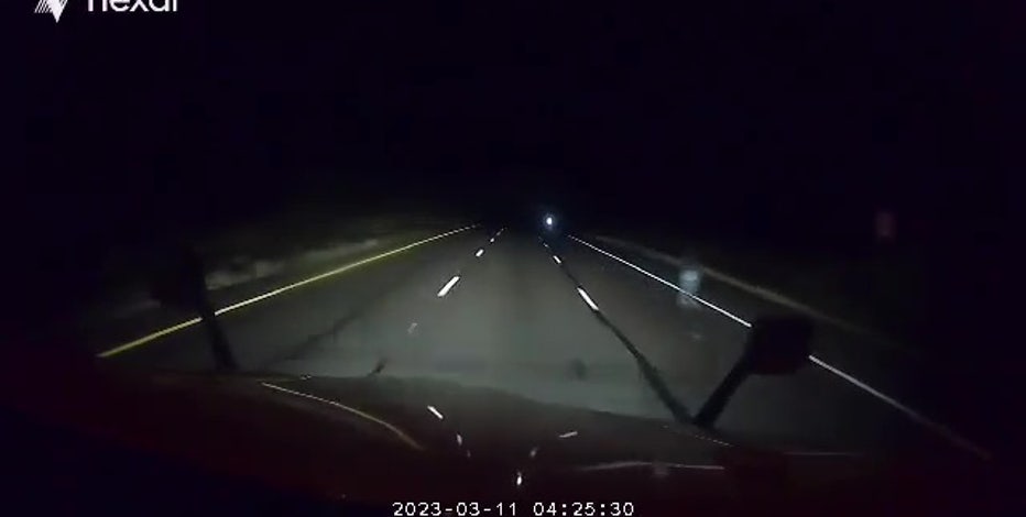 Ghost? Glare? Arizona trucker shares footage of chilling sighting