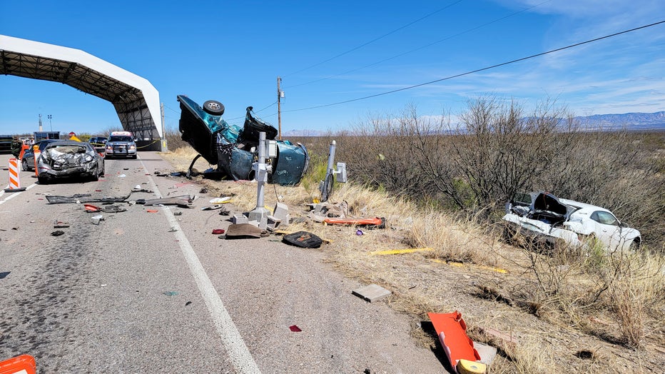 A serious multi-vehicle crash on State Route 90 on March 8. 