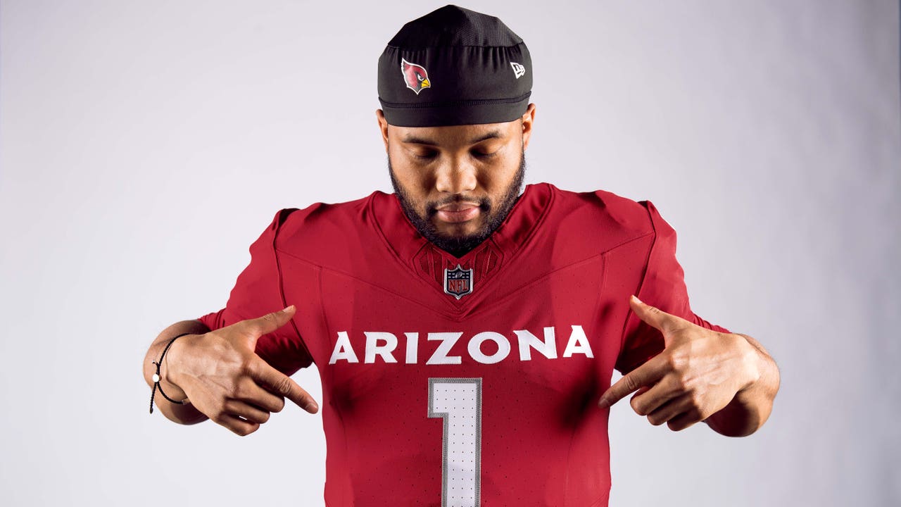 In downtown Phoenix, Arizona Cardinals unveil new uniforms ahead of NFL  Draft