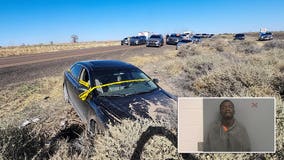 Oklahoma murder suspect arrested after pursuit ends on I-40 in Arizona