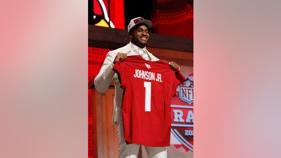 Arizona Cardinals select OT Paris Johnson at No. 6 after multiple trades