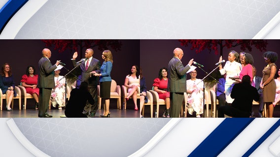Phoenix City Council swears in two new members for seats formerly held by Sal DiCiccio and Carlos Garcia