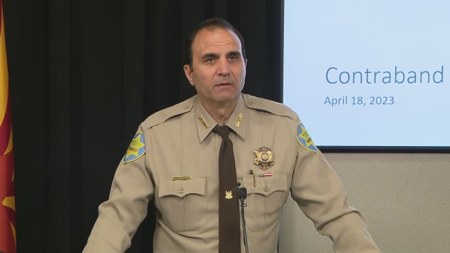 Maricopa County Sheriff Paul Penzone holds news conference on fentanyl in jail and other issues