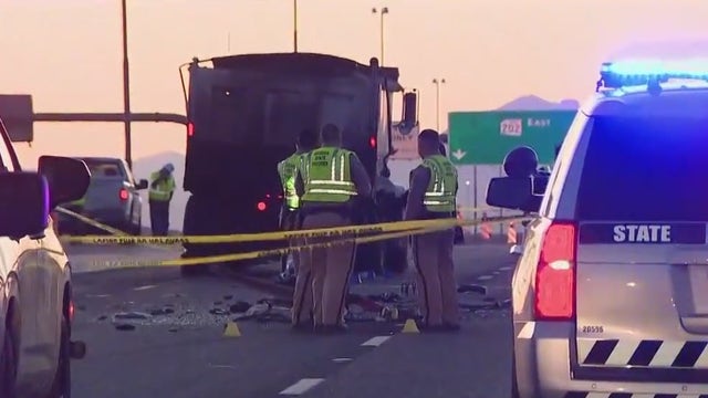 Dump truck crash on Loop 202 in Tempe leaves 1 dead, 1 arrested