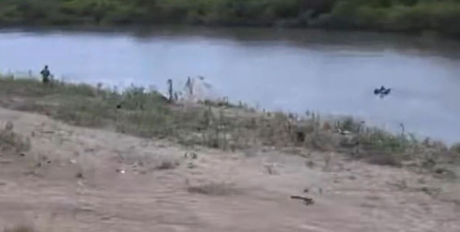 Video shows abandoned migrant child drifting on Rio Grande; National Guard troop runs to rescue