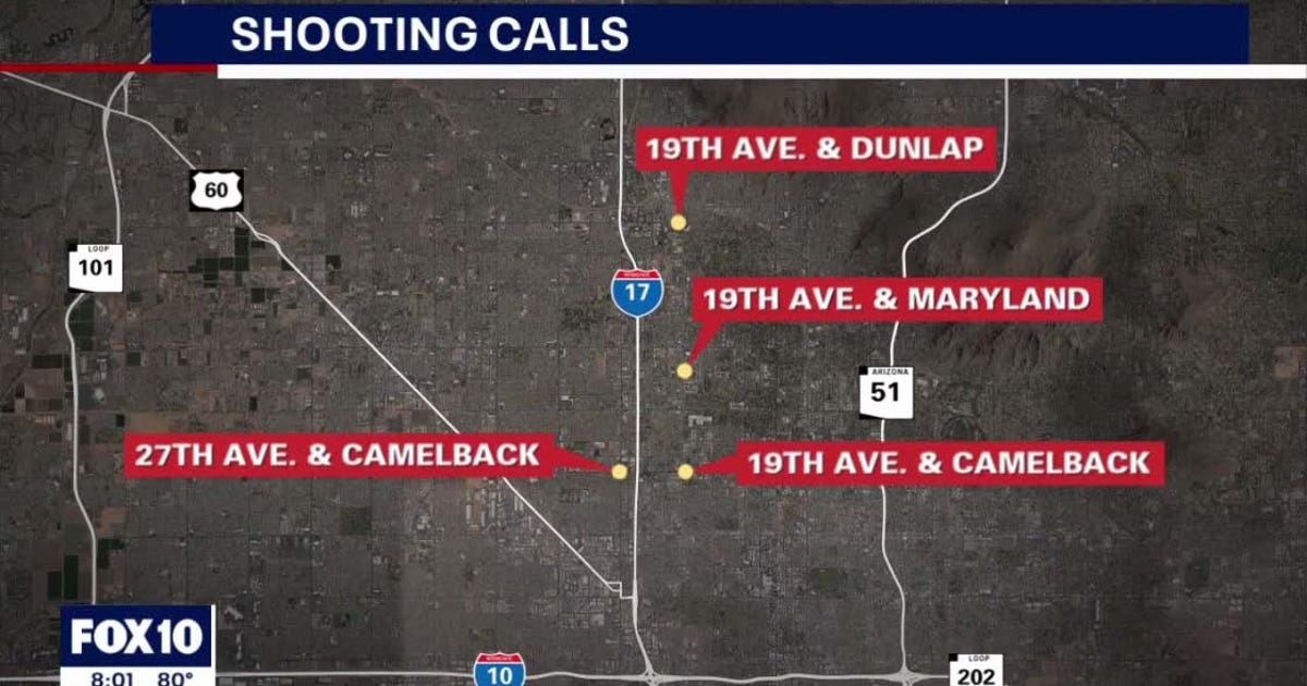 Multiple people shot by pellet gun in Phoenix, police say | FOX 10 Phoenix