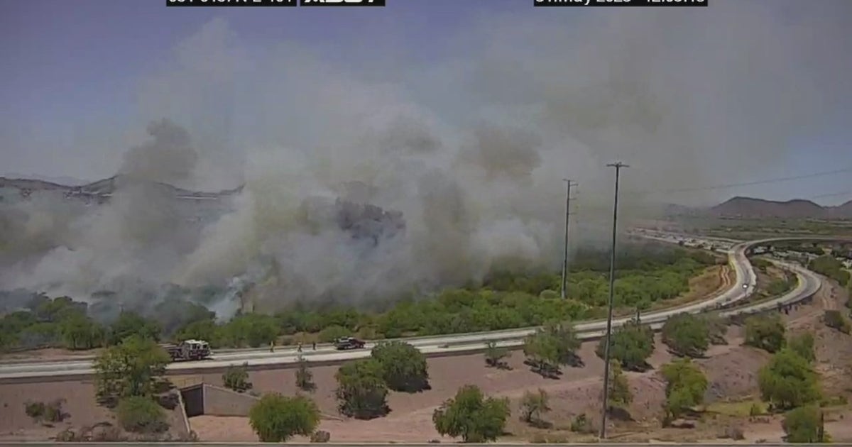 Loop 101 ramp at SR 51 reopens after brush fire | FOX 10 Phoenix
