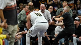 Jokic fined, avoids suspension for making contact with Suns owner Ishbia