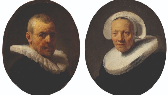 ‘Exceptionally rare’ Rembrandt portraits rediscovered after 200 years in hiding