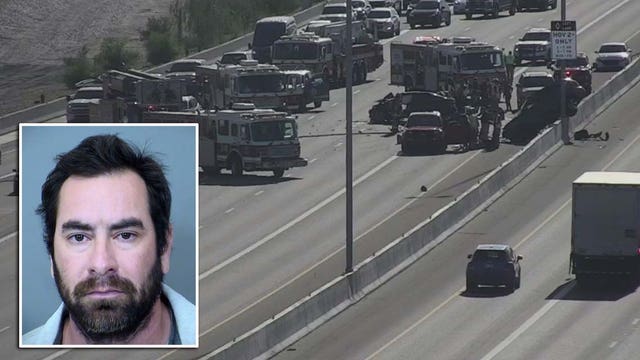 Alleged DUI driver in Loop 202 wrong-way crash arrested: Child killed, 3 others hurt