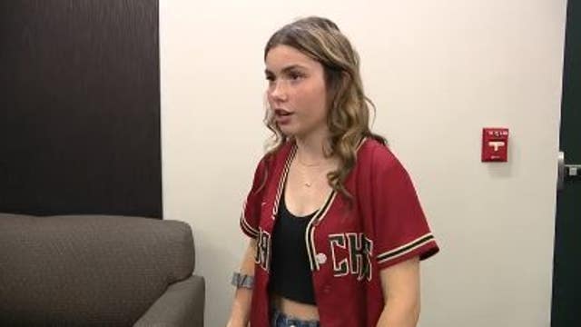 Teen with cerebral palsy throws out D-backs' first pitch after another major surgery