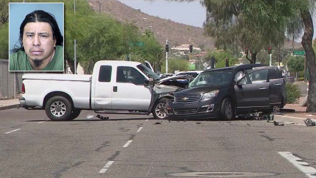 Driver in deadly Phoenix wrong-way crash had blood alcohol level 3 times the legal limit, police say