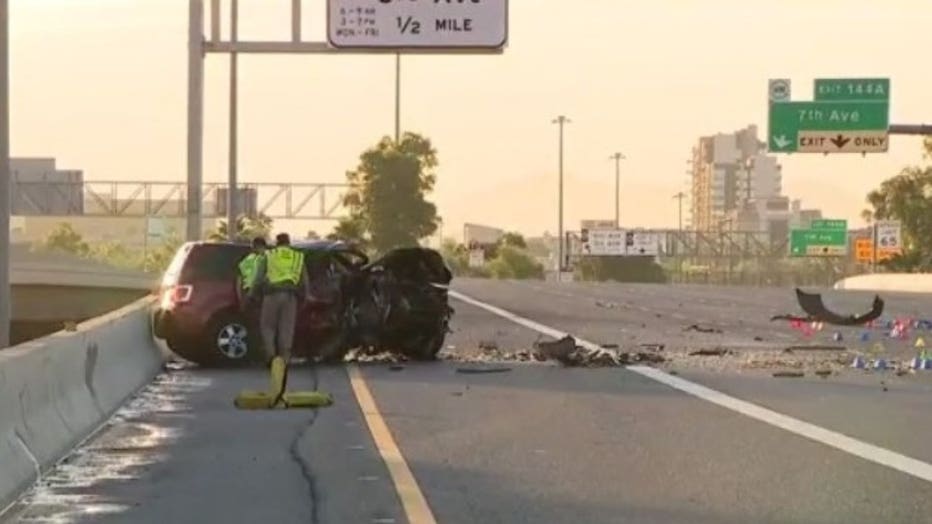 Fiery Wrong-way Crash On I-10 In Phoenix Leaves 2 Dead, 3 Hurt | FOX 10 ...