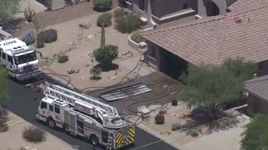 scottsdale body in fire