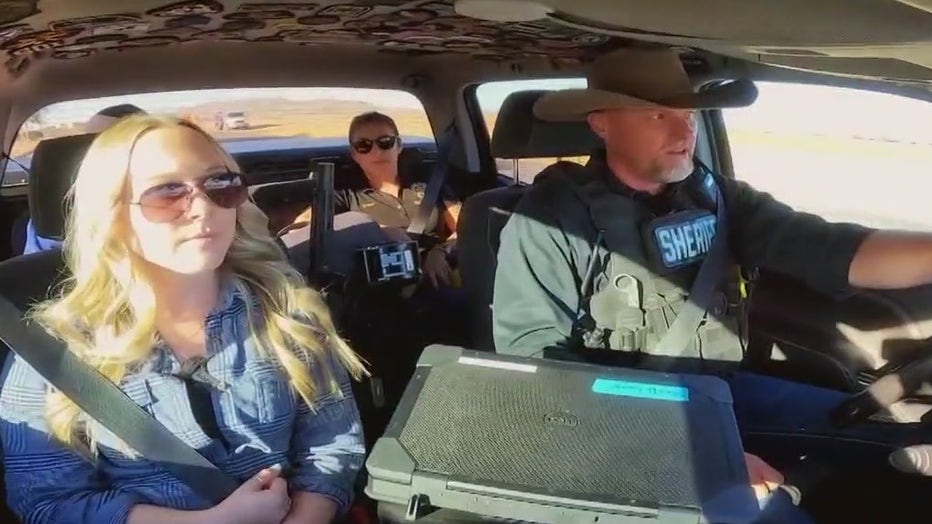 FOX 10's Stephanie Bennett went on a ride-along with Pinal County Sheriff Mark Lamb on May 25.