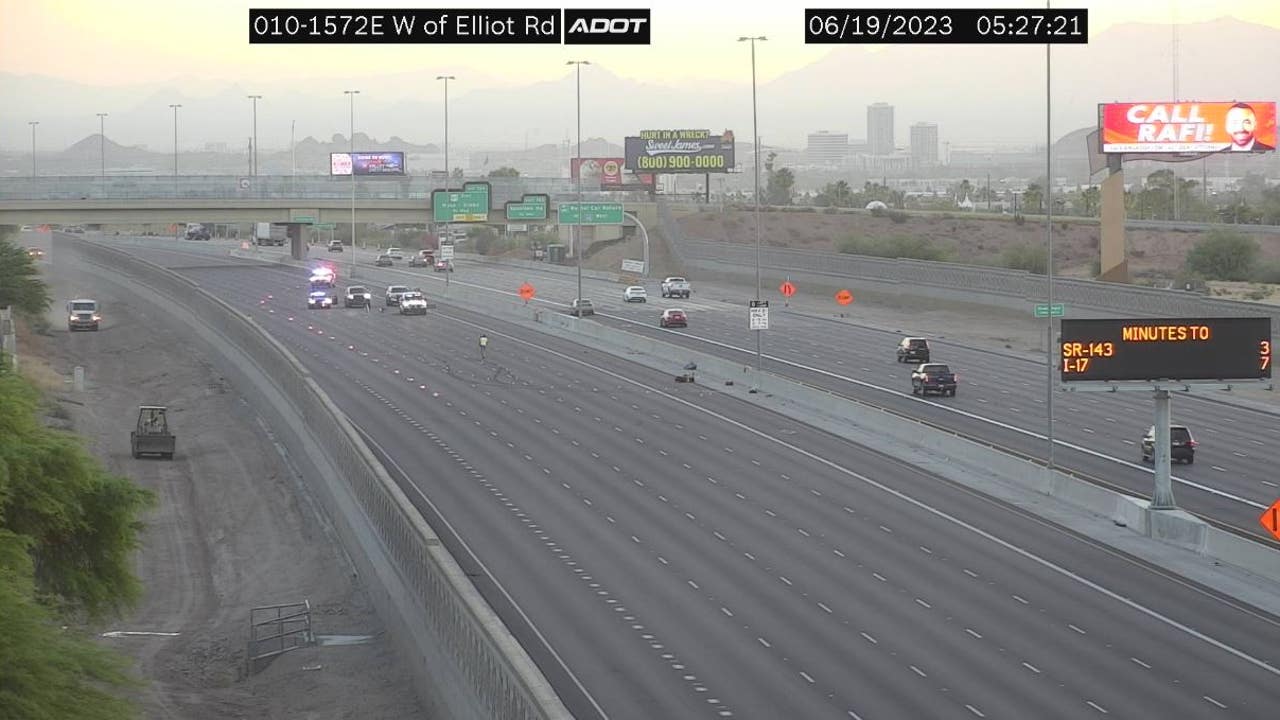 I-10 reopens at Baseline Road after deadly motorcycle crash | FOX 10 ...