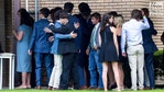 Cameron Robbins' family seen saying final goodbyes after teen lost at sea