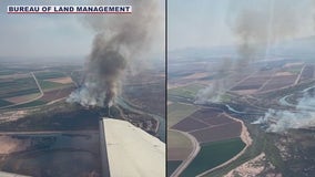 West Main Fire burns hundreds of acres near Yuma