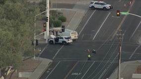 Scottsdale Police officer hurt in crash, department says