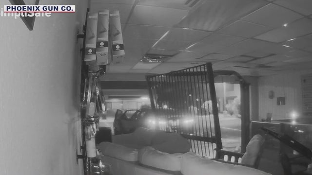 Phoenix Gun Co rammed into by a car, causing $20K in damages