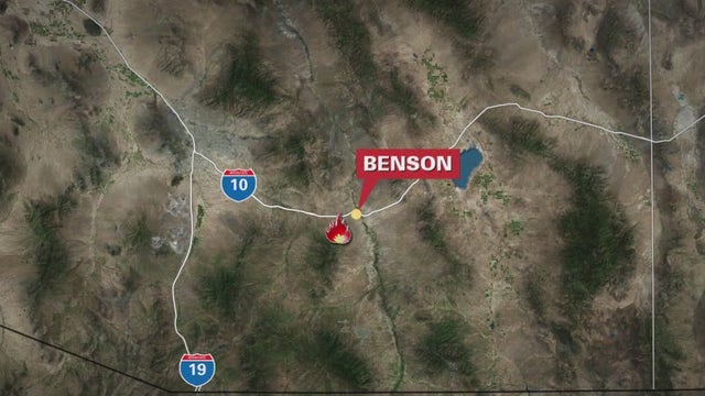 Post Fire: Wildfire near Benson temporarily shuts down highway, evacuations lifted