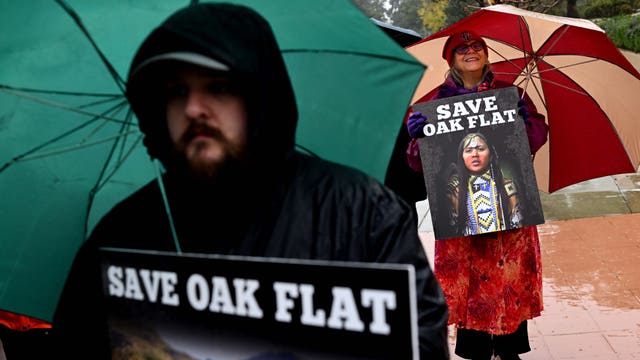 Oak Flat Timeline: Native American vs. pro-mining interests
