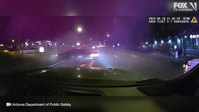 DPS troopers deploy grappler to stop Mesa street racing suspects